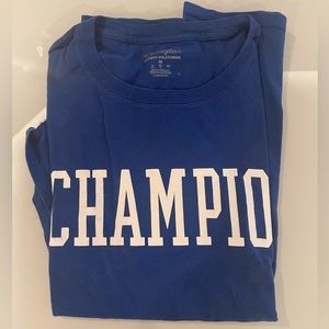 Champion | T-Shirt | Medium | Blue | Slightly Worn